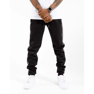 Cote De Nuits Men's Black United Cotes FZH Track Jogger Pants